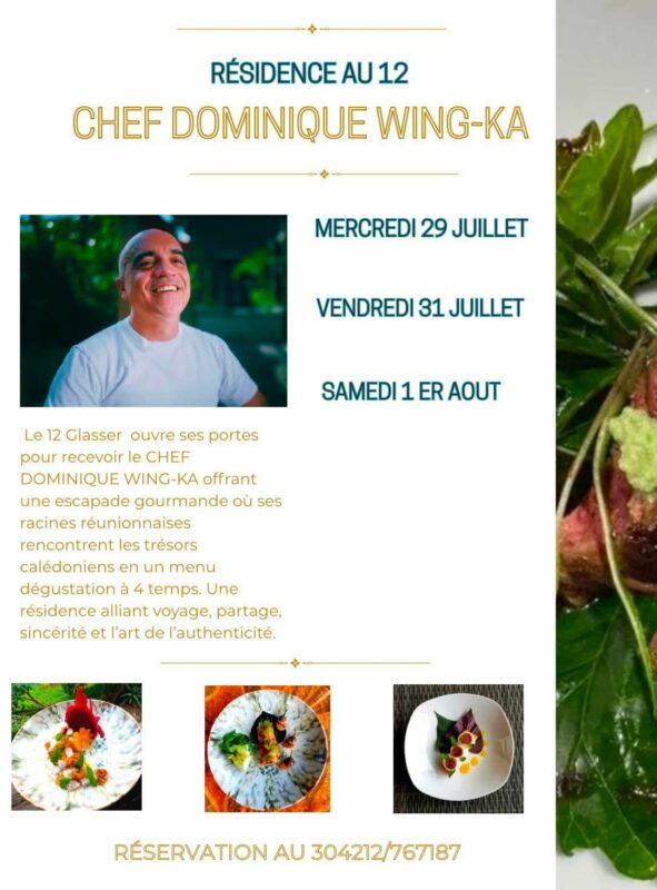 Résidence au 12 – Chef Dominique Wing-Ka